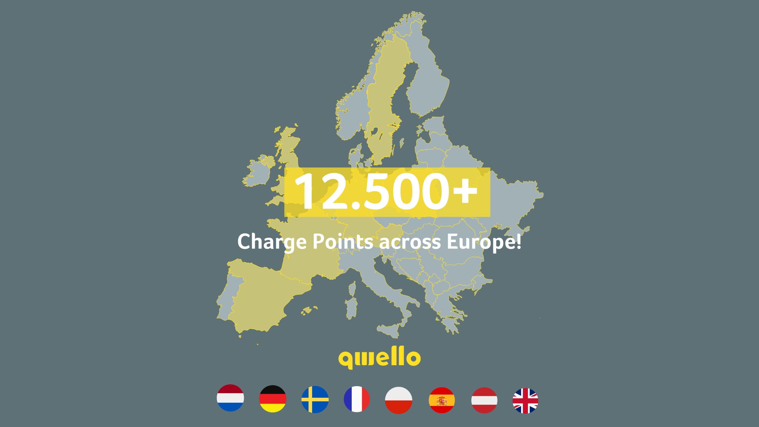 Qwello Powers Up Europe: Over 12,500 Charging Points Now Available!