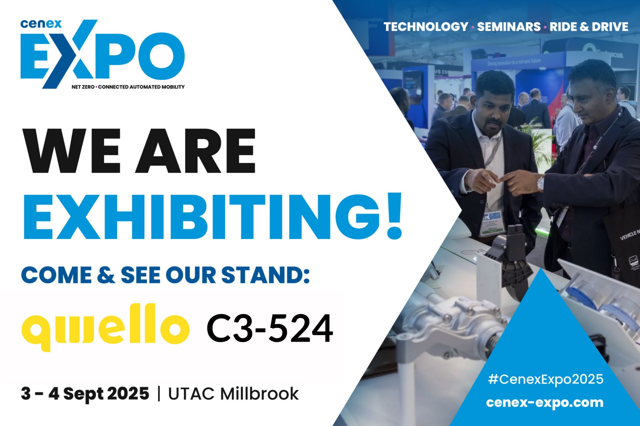 Charge Point Operator Qwello to Showcase New Generation of EV Charging Solutions at Cenex Expo 2025